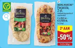 ALDI Mama mancini focaccia aanbieding