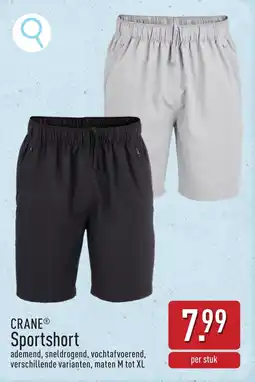 ALDI Crane sportshort aanbieding
