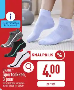 ALDI CRANE Sportsokken aanbieding