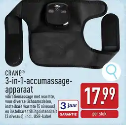 ALDI Crane 3-in-1-accumassage apparaat aanbieding