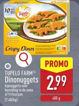 ALDI Tupelo farm dinonuggets aanbieding