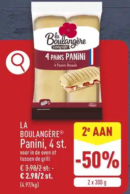 ALDI La boulangère panini aanbieding
