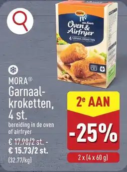 ALDI Mora garnaal kroketten aanbieding