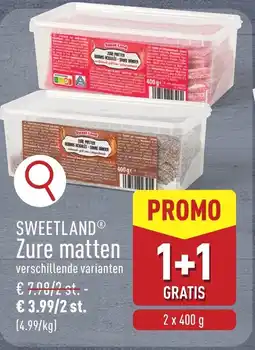 ALDI Sweetland zure matten aanbieding