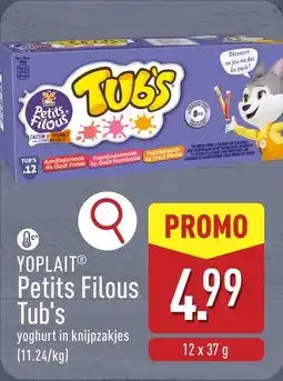 ALDI Yoplait petits filous tub's aanbieding
