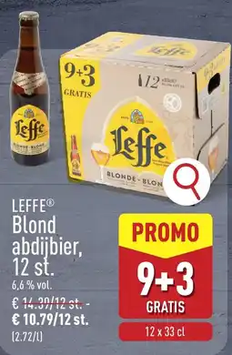 ALDI Leffe blond abdijbier aanbieding