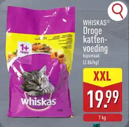 ALDI Whiskas droge katten voeding aanbieding