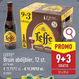 ALDI Leffe bruin abdijbier aanbieding