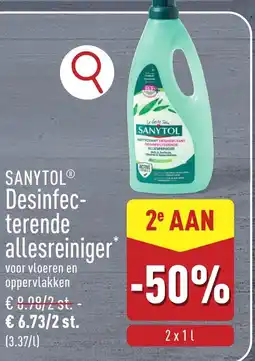 ALDI Sanytol desinfec terende allesreiniger aanbieding