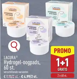 ALDI Lacura Hydrogel Oogpads aanbieding