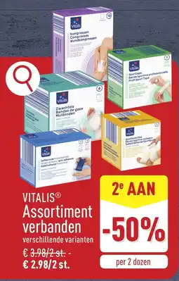 ALDI Vitalis Assortiment Verbanden aanbieding