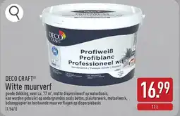 ALDI Deco Craft Witte Muurverf aanbieding