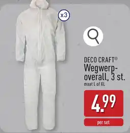ALDI Deco Craft Wegwerp Overall aanbieding