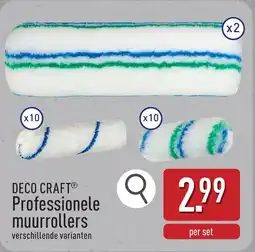 ALDI Deco Craft Professionele Muurrollers aanbieding