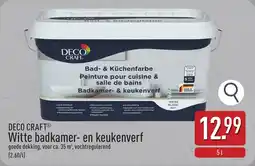 ALDI Deco Craft Witte Badkamer en Keukenverf aanbieding