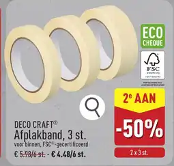 ALDI Deco Craft Afplakband aanbieding
