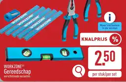 ALDI Workzone Gereedschap aanbieding