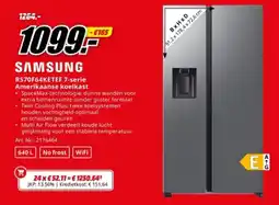 MediaMarkt SAMSUNG RS70F64KETEF 7-serie Amerikaanse koelk koelkast aanbieding