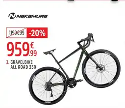 Intersport Nakamura gravelbike all road 250 aanbieding