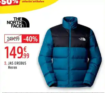 The north face jas erebus heren