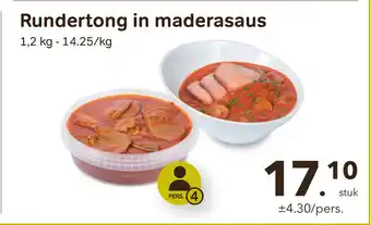 Rundertong in maderasaus