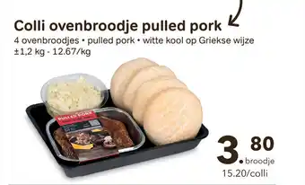 Colli ovenbroodje pulled pork