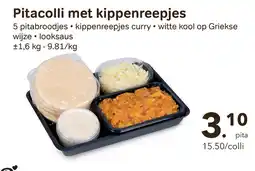 Bon Ap Pitacolli met kippenreepjes aanbieding