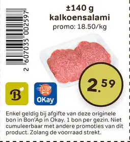 Bon Ap Kalkoensalami aanbieding