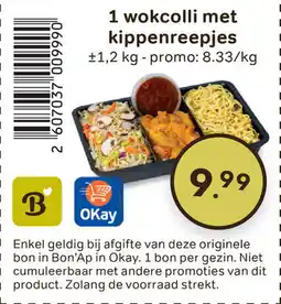 Bon Ap 1 wokcolli met kippenreepjes aanbieding