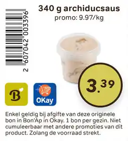 Bon Ap Archiducsaus aanbieding