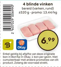 Bon Ap 4 blinde vinken aanbieding