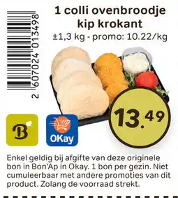 Bon Ap 1 colli ovenbroodje kip krokant aanbieding