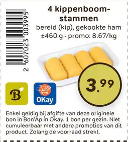 Bon Ap 4 kippenboom stammen aanbieding