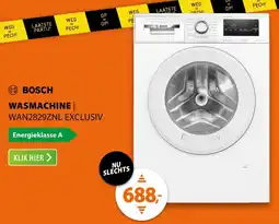 Expert Bosch wasmachine WAN2829ZNL exclusiv aanbieding