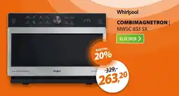 Expert Whirlpool combimagnetron MWSC 833 SX aanbieding