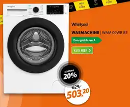 Expert Whirlpool wasmachine WAM 09WB BE aanbieding