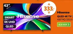 Expert Hisense QLED 4K TV 43E79Q 2025 aanbieding