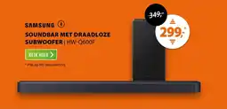 Expert Samsung soundbar met draadloze subwoofer HW-Q600F aanbieding