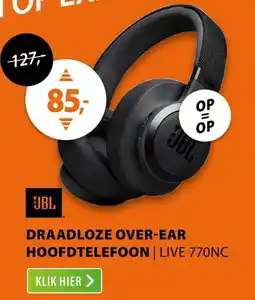 Expert JBL Draadloze over-ear hoofdtelefoon live 770NC aanbieding