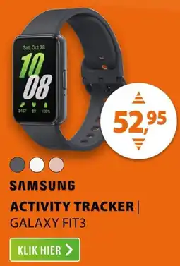 Expert Samsung activity tracker galaxy fit3 aanbieding