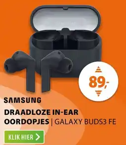 Expert Samsung draadloze in-ear oordopjes galaxy buds3 FE aanbieding