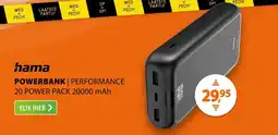 Expert Hama powerbank performance 20 power pack aanbieding