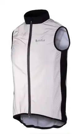 Decathlon Wowow Stelvio 2.0 Reflecterende Mouwloze Jas Zilver aanbieding