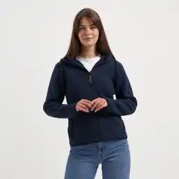 Decathlon Kirsten Dames - Outdoorvest - Teddyfleece - Navy aanbieding