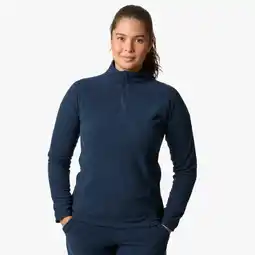 Decathlon Dames hiking fleece lange mouw ½ rits Geilo Halfzip II aanbieding