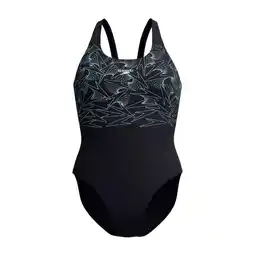 Decathlon Dames zwempak uit 1 stuk Speedo Eco+ Hyperboom Placem Muscleb aanbieding