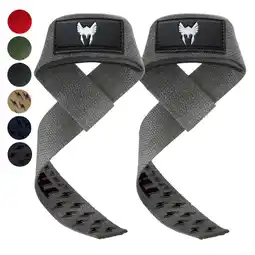 Decathlon Lifting Straps - Extra Grip - Powerlifting Straps - Deadlift Straps - Grijs aanbieding