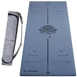 Decathlon Hi-tech antislip yogamat van PU, 6 mm - 3 materialen, voor meer comfort aanbieding