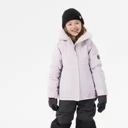 Decathlon Lange en stevige snowboardjas voor meisjes SNB 500 roze aanbieding