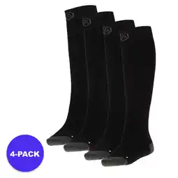 Decathlon Skisokken kind - Plain - Unisex - Maat 23 t/m 38 - 4-Pack - Voordeelpakket aanbieding